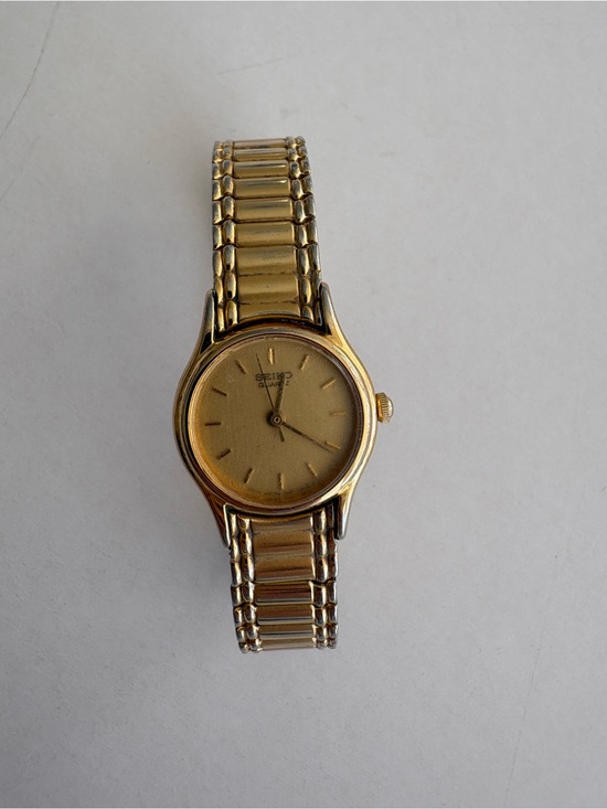 Seiko Accessories - Vintage Seiko Gold-tone Ladies Stretch Bracelet Watch